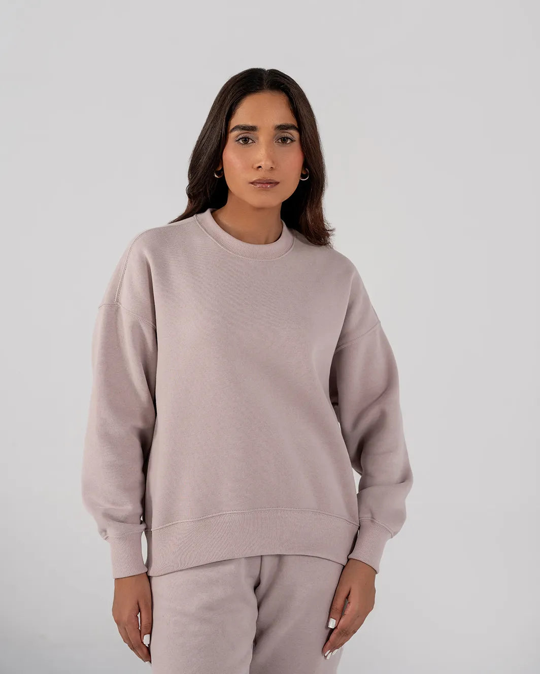 Ladies Fleece Sweatshirt (Purple Haze)