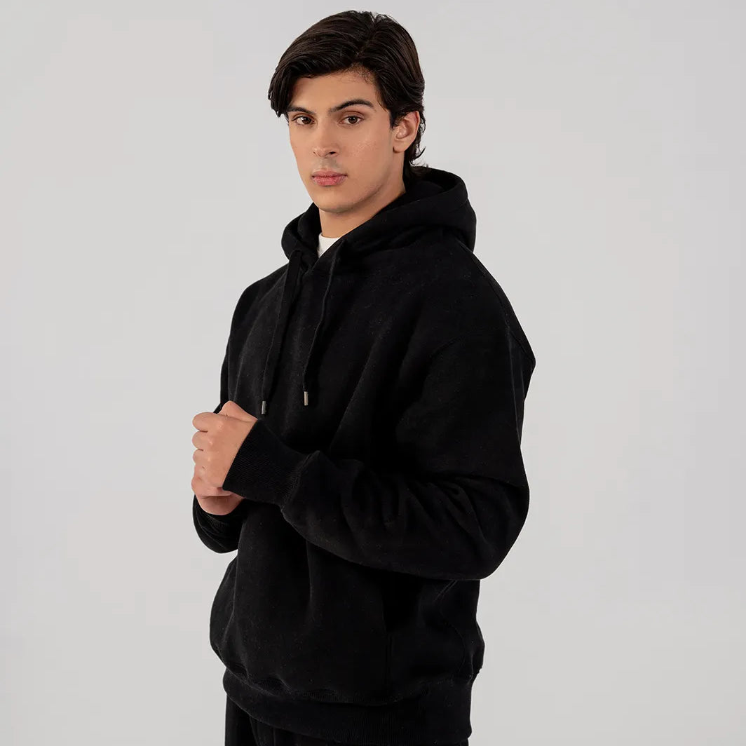 Men's Fleece Hoodie Black