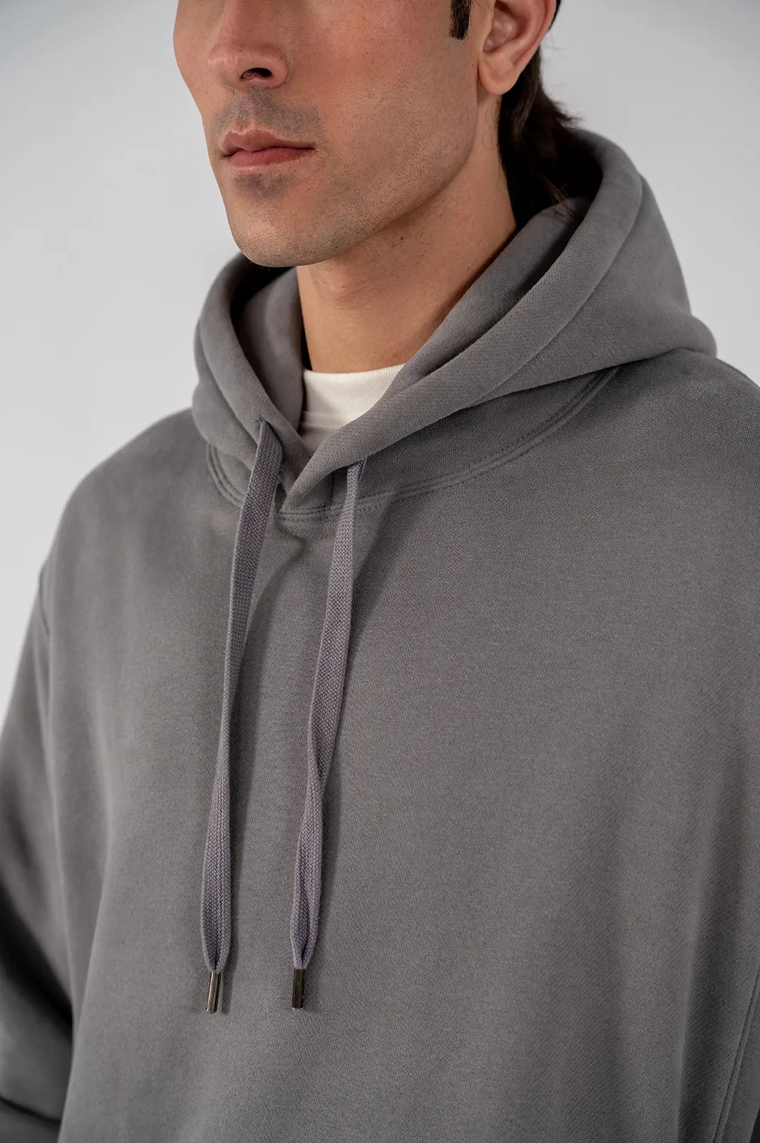 Men's Fleece Hoodie (Grey)